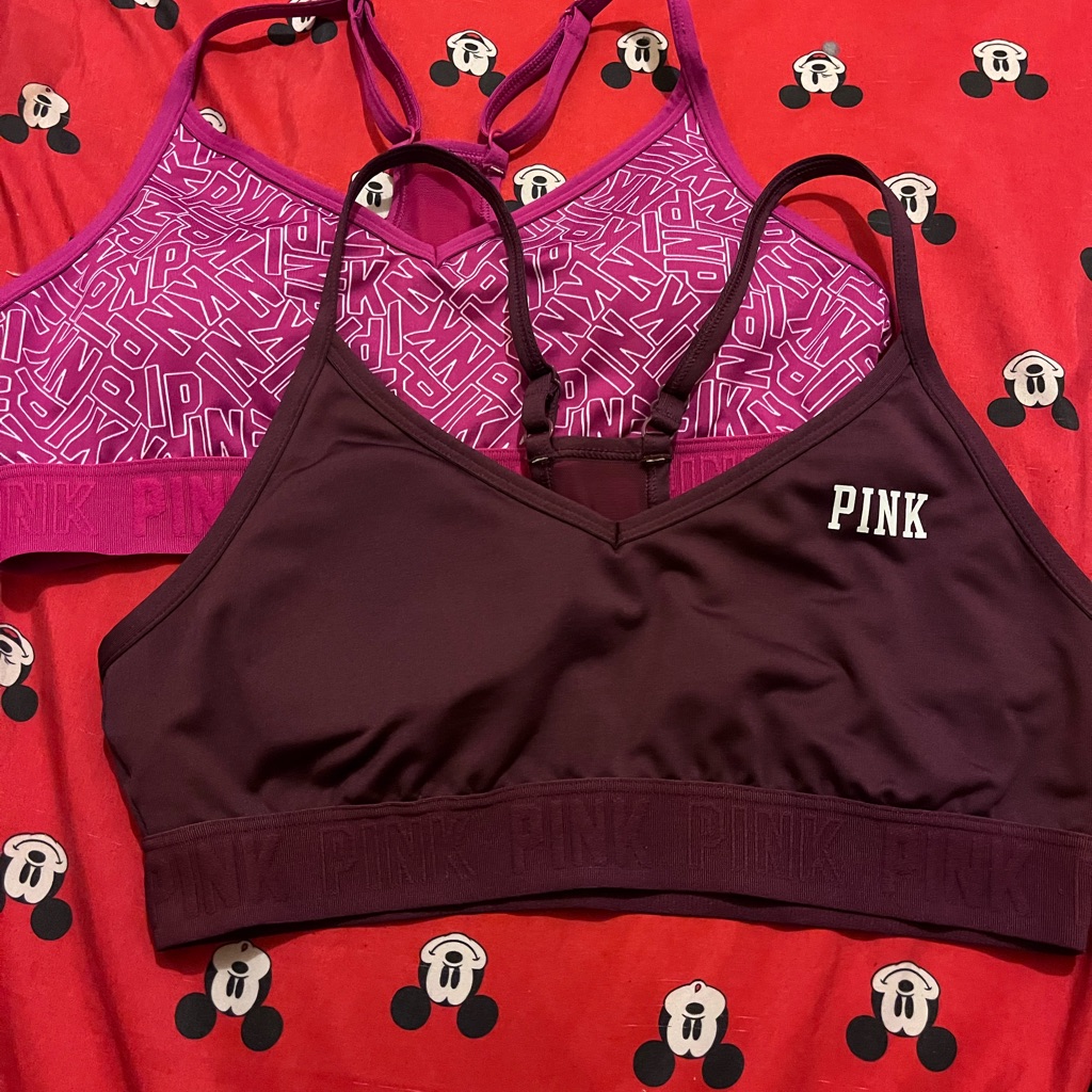 Pink Victoria's Secret Purple Sports Bra Intimates